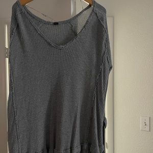 Free people light sweater.